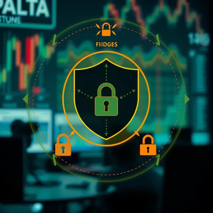 Diagram highlighting security measures and data protection methods in Altrix Edge