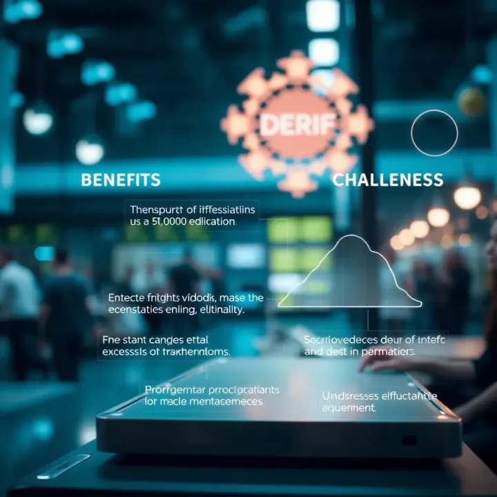 Conceptual visualization showing the benefits and challenges associated with DERIF implementation