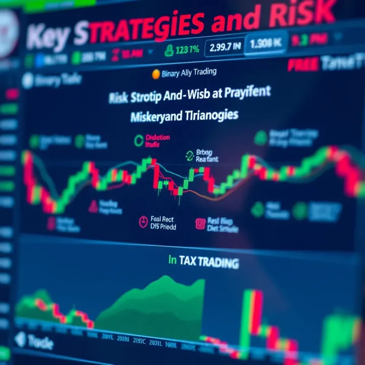 Graph highlighting various trading strategies, risk management techniques, and legal considerations for binary trading