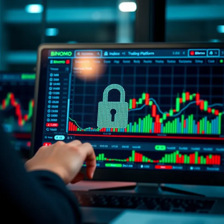 Encrypted secure online trading platform interface