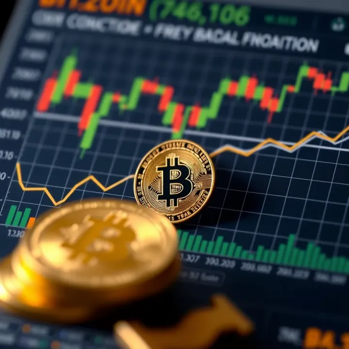 Chart illustrating key factors influencing Bitcoin value and market trends in Colombia