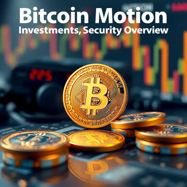 Conceptual graphic illustrating Bitcoin investment risks and security measures