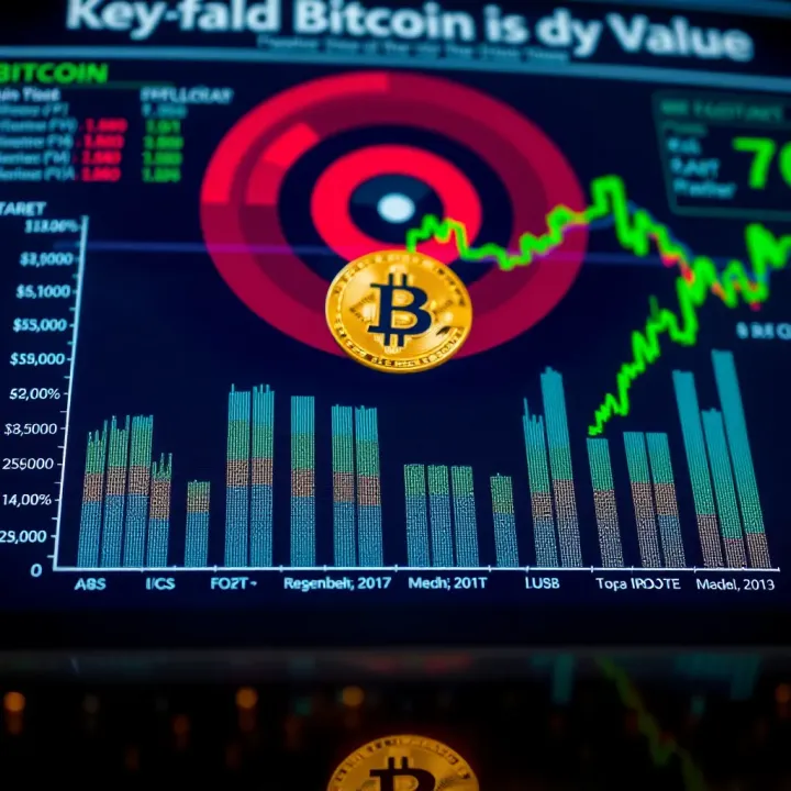 Chart illustrating key factors influencing Bitcoin valuation and investor insights