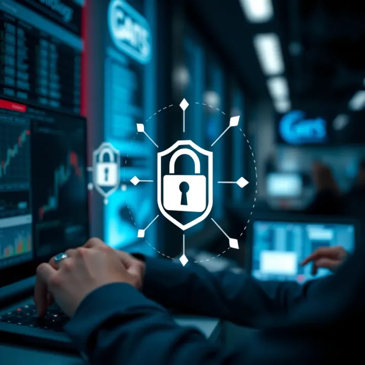 Secure financial transactions and customer support icons representing protection and assistance at BlackBull Markets