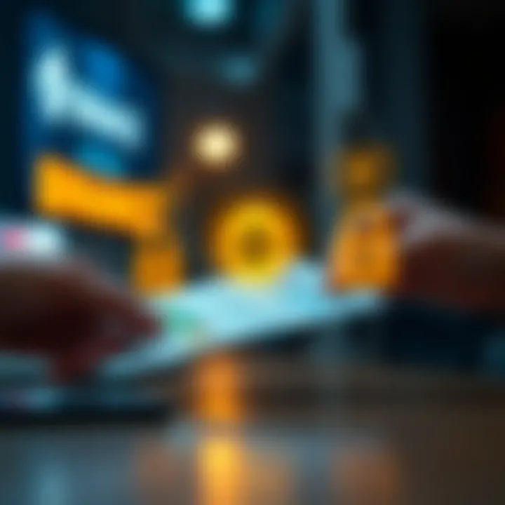 Visual representation of secure payment methods and transaction verification icons for Binance users in Colombia