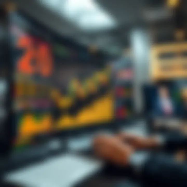 Visualization of Bitcode AI algorithm analyzing data streams for artificial intelligence applications