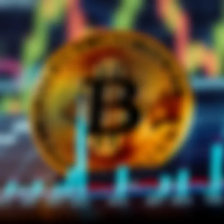 Detailed graphical representation of Bitcoin price trends and market fluctuations