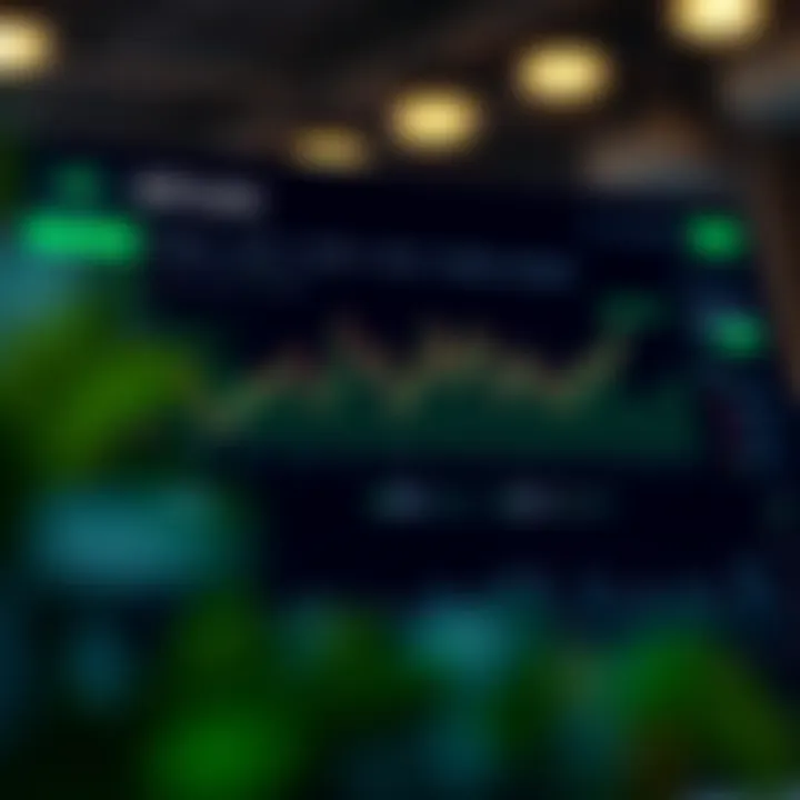 Dashboard interface showing cryptocurrency trading options and analytics on BitTrader platform