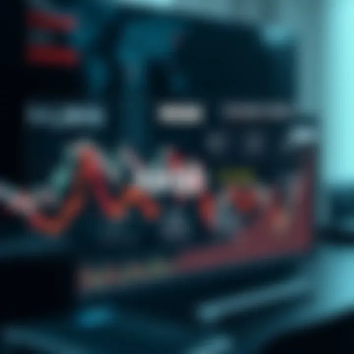 Illustration of risk factors and strategy icons representing careful financial trading for the Boom 300 index