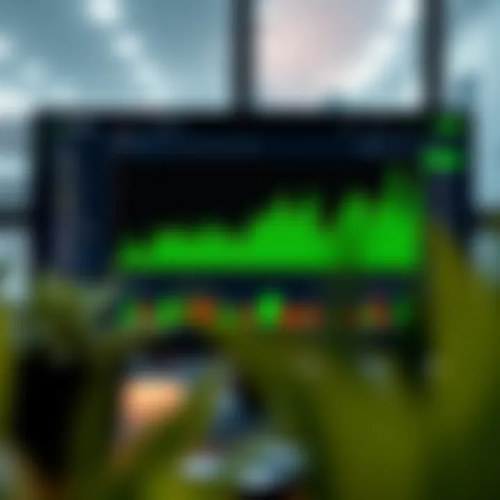 Dashboard displaying backtesting results for investment strategies