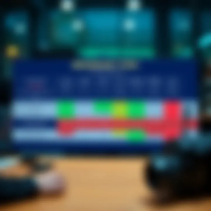 Chart displaying different brokerage types and their features for trading