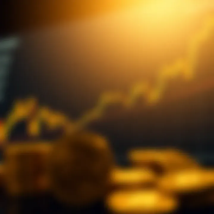 Graph showing Binance Coin price fluctuations within the cryptocurrency market