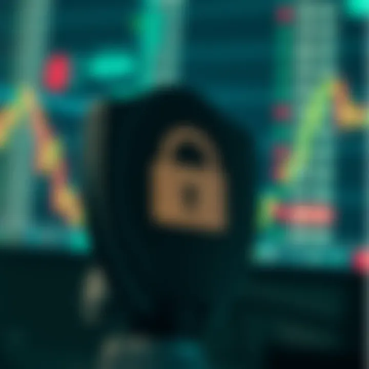 Conceptual representation of Forex broker regulations and financial security