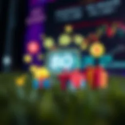 Overview of Brokers Providing No Deposit Bonuses Illustration showing the concept of brokers offering no deposit bonuses with gift icons and financial symbols