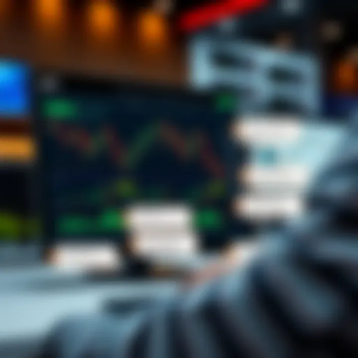 Screenshot of ATFX trading platform interface with key features highlighted