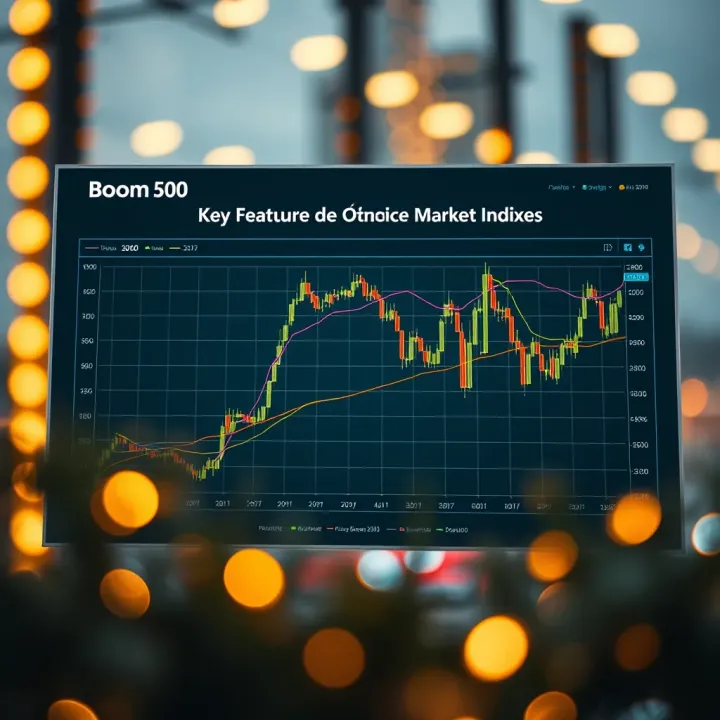 Comparison chart illustrating key features and risks of the Boom 500 index against other market indices