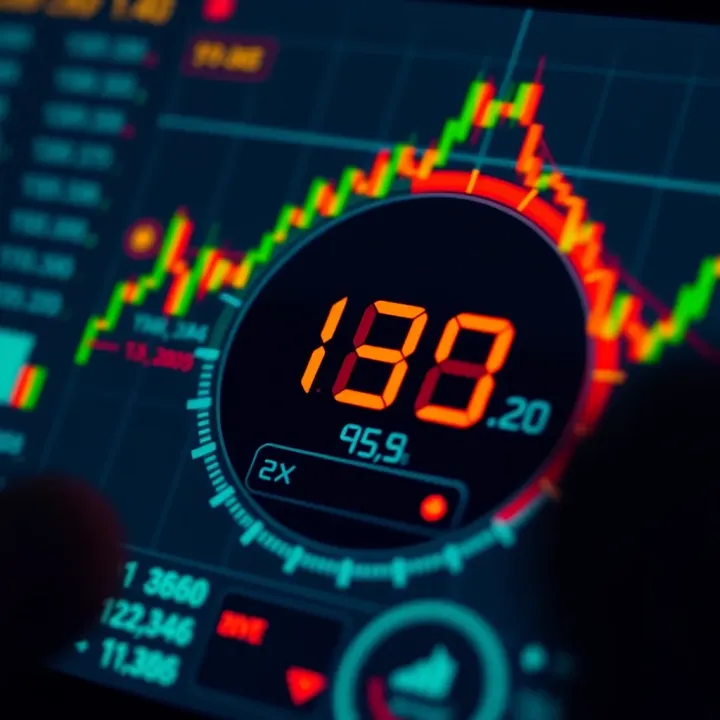 Screenshot of a pip counter tool interface showing precise price movement calculations
