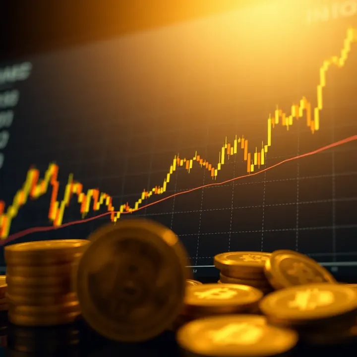 Graph showing Binance Coin price fluctuations within the cryptocurrency market