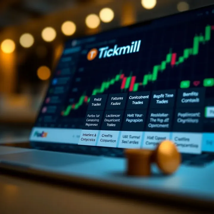 Comparison of different Tickmill account types highlighting features and benefits