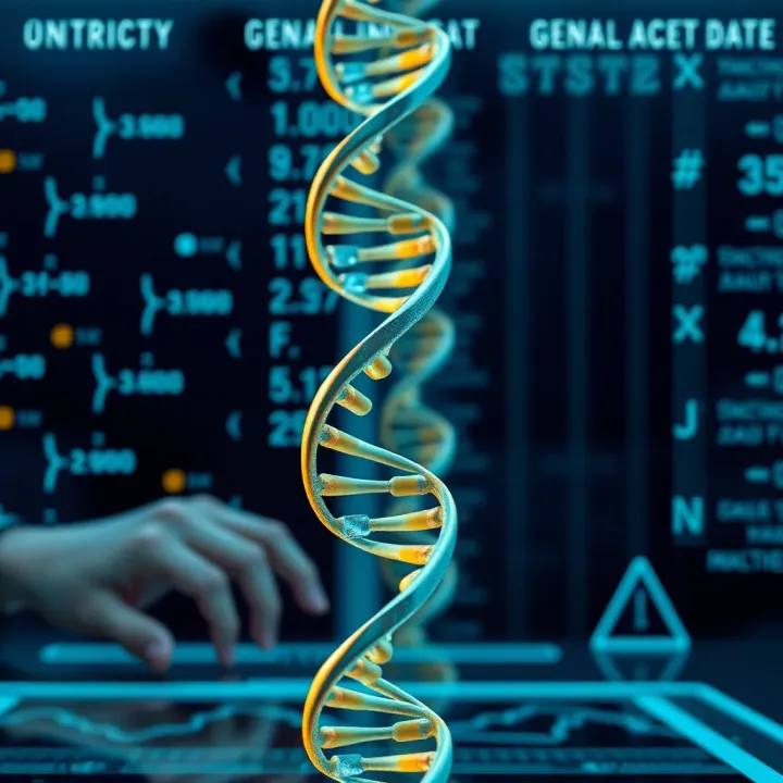 Illustration of ethical and legal considerations in genetic data handling