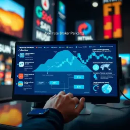 How Online Brokers Facilitate Market Access Diagram showing the operation of online brokers connecting investors to financial markets