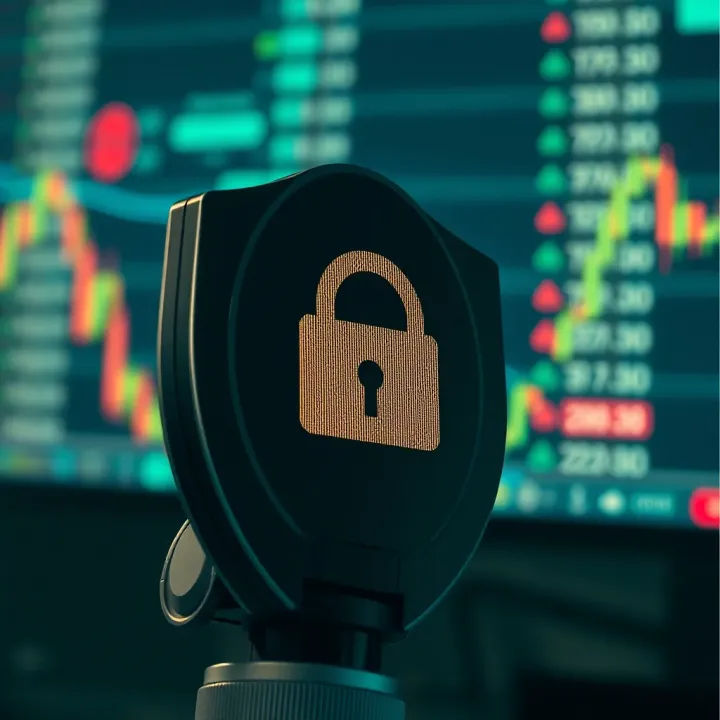 Conceptual representation of Forex broker regulations and financial security
