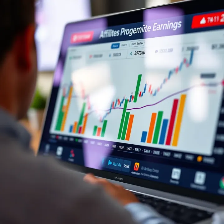 Chart showcasing effective strategies to increase affiliate earnings on IQ Option platform