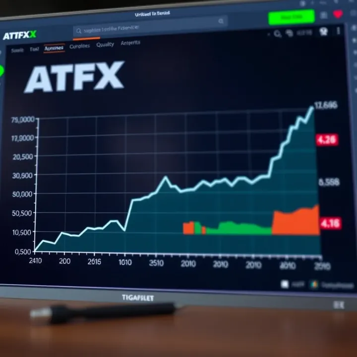 Graph showing user feedback on ATFX broker reliability and service quality