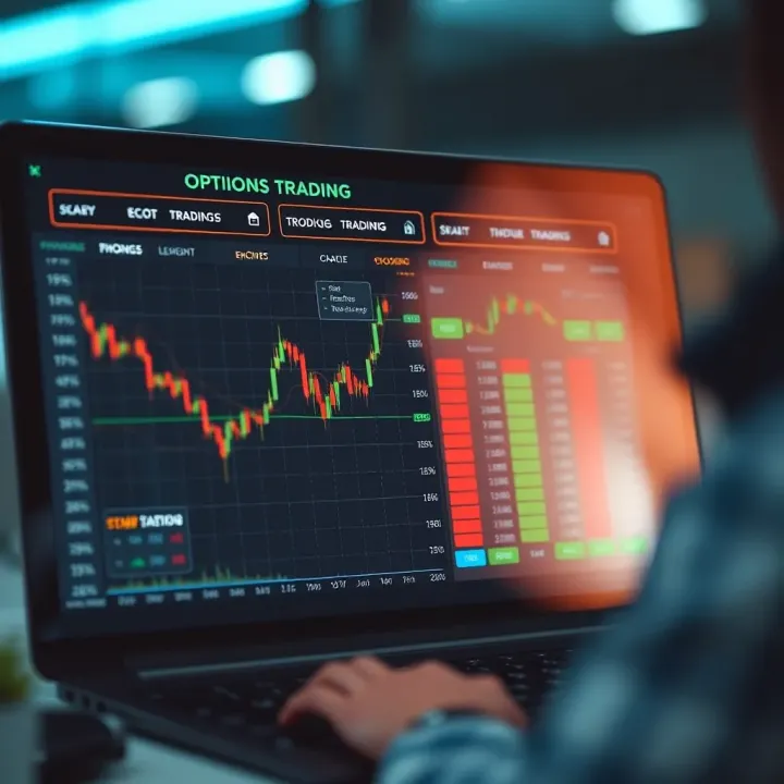 Chart showing popular trading strategies and recommended platforms for options trading