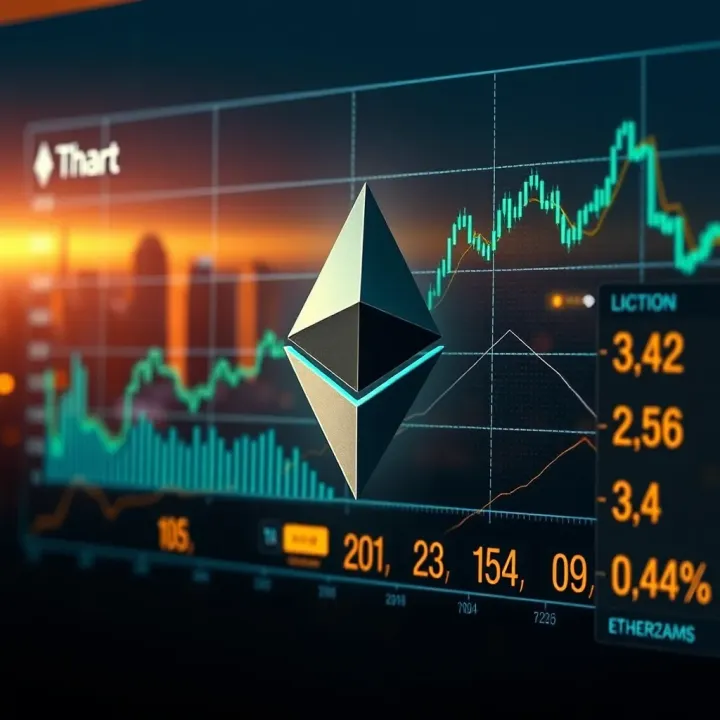 Chart showing economic impact, market competition, and adoption trends influencing Ethereum's future