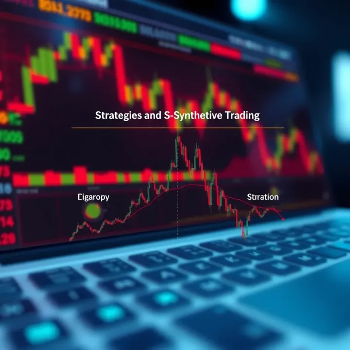 Diagram showing common strategies and risk management techniques for trading synthetic indices