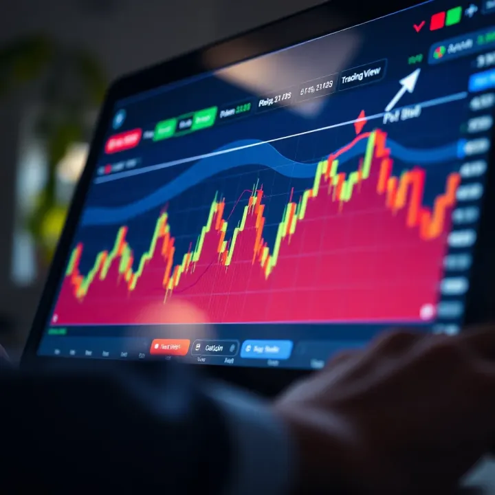 Graph showing synthetic indices performance on a virtual trading platform