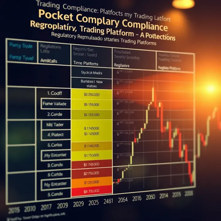 Comparison chart of trading platforms highlighting regulatory statuses and user protections