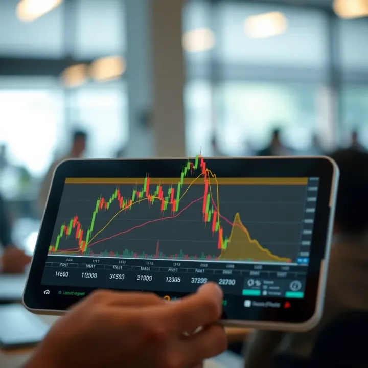 Graph illustrating how trading signals are delivered through the Telegram app interface